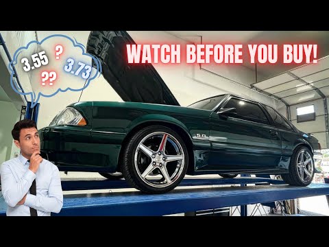 The Best FOXBODY 8.8 Gear Ratios Explained - In Car Comparison of 3.55:1 VS. 3.73:1