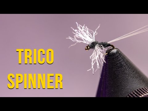 Мастер-класс по вязанию сухой мушки Trico Spinner | Эта модель ловит ОГРОМНУЮ форель
