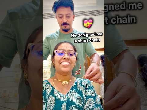 Custom-made short chain by my husband ✨💝