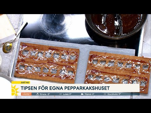 TV4-huset i pepparkaksdeg – så lyckas du med ditt bygge - Nyhetsmorgon (TV4)