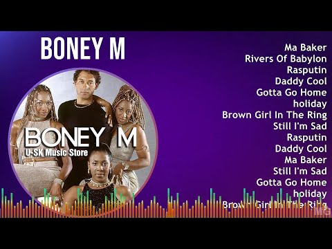 Boney M 2024 MIX Playlist - Ma Baker, Rivers Of Babylon, Rasputin, Daddy Cool
