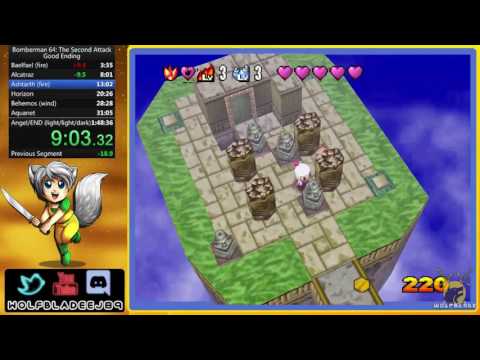 **OLD** Bomberman 64: The Second Attack (Good Ending) Speedrun PB (1-19-17, 1:41:25)