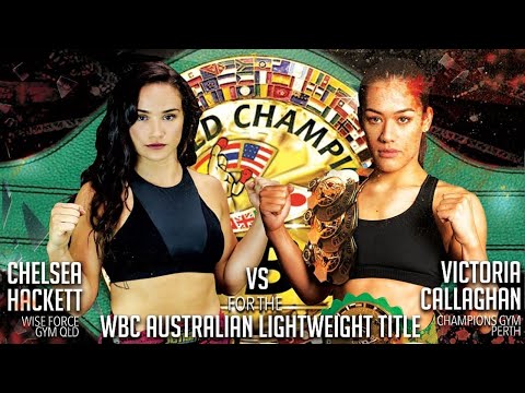 Chelsea Hackett Vs Victoria Sullivan - WBC Muaythai Australian Title
