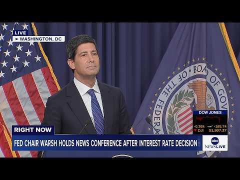 Federal Reserve Chair Kevin Warsh holds news conference