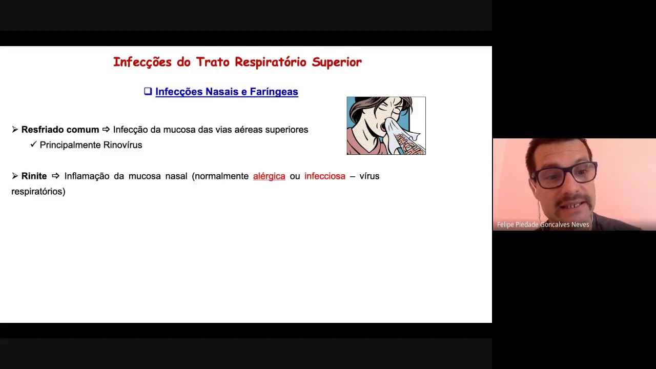 Infecções do Trato Respiratório - Prof. Felipe Piedade Gonçalves Neves