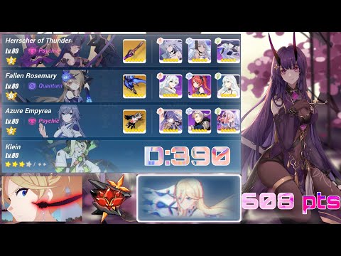 [Honkai Impact 3 SEA] EX Abyss RL (D390) - Bright Knight: Excelsis (608 pts) HT FR AE Klein 3* bruh
