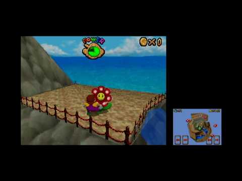 Super Mario 64 DS - Another Glitch That Crashes The Wii U Virtual Console! (Full Clip)