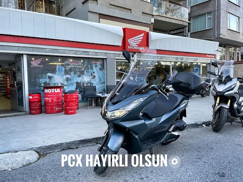 YENİ HONDA PCX 125 MOTORUMU TESLİM ALDIM / İLK BAKIŞ