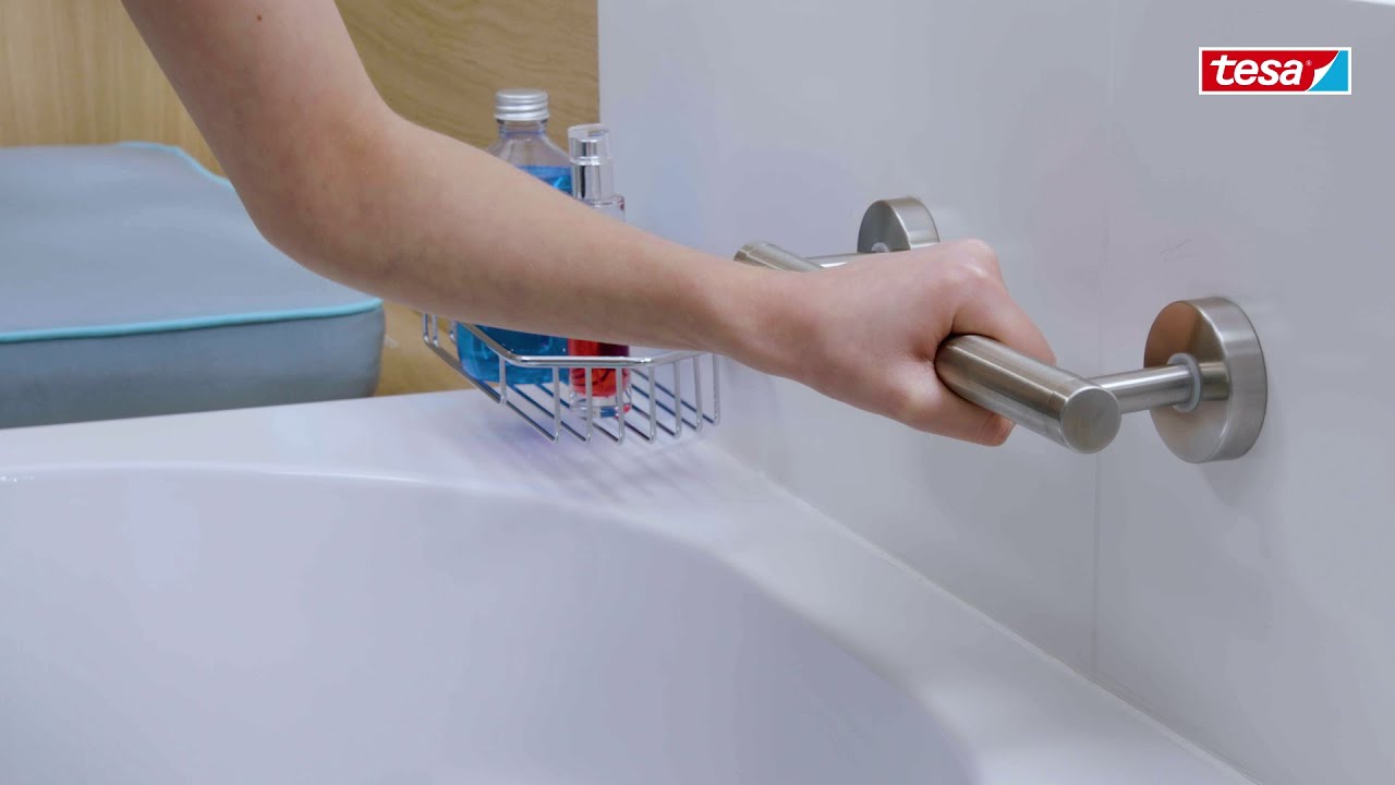 Matowy uchwyt łazienkowy 30 cm tesa® Draad - jak zamontować
