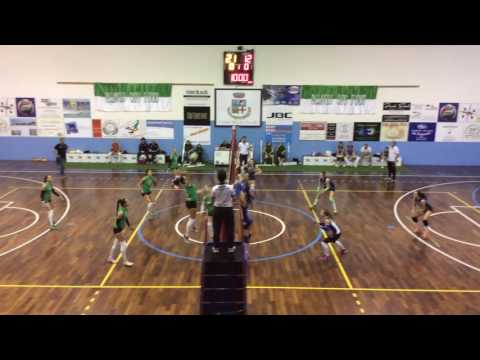 B2, gara 2 semifinale playoff promozione: Palau - Brindisi (3-0): 1° set, fast Lestini