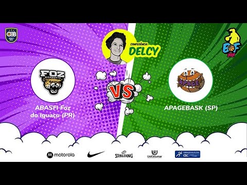 ABASFI Foz do Iguaçu (PR) x APAGEBASK (SP) - AO VIVO