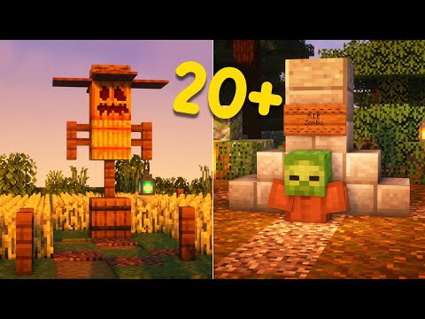 20+ Minecraft Halloween Build Hacks & Designs!