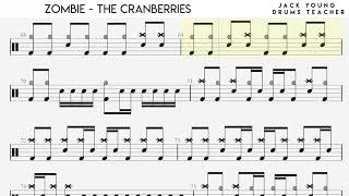 Download lagu Zombie - The Cranberries - Drums Notation mp3
