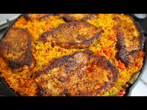 One Pot Pork Chops And Rice It’s So Tasty | Oven Baked Pork Chops & Rice | One Pot Dinner
