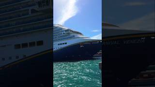 CARNIVAL VENEZIA IN SAN JUAN!🇵🇷  #cruiseship #cruisetour