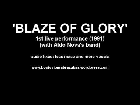 "BLAZE OF GLORY" JON BON JOVI (1st live perfomance w/ Aldo Nova's band) BETTER QUALITY