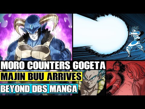 Beyond Dragon Ball Super: Moro Counters Gogetas Attack! Majin Buu Arrives To Help Everyone!