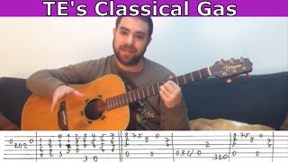 Tutorial: Classical Gas (Tommy Emmanuel) - Guitar Lesson w/ TAB