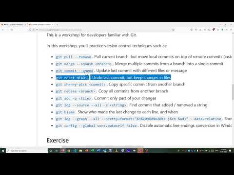 Git Tactics Workshop Video