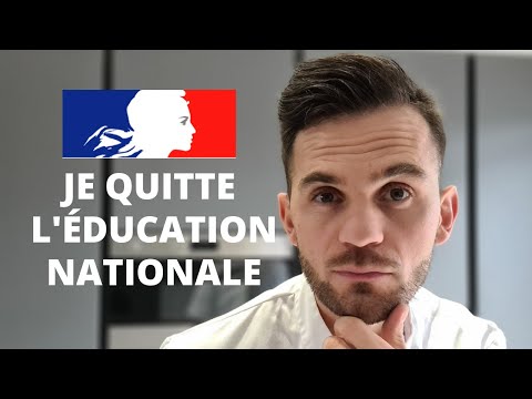 Je démissionne ⚠️ Pourquoi je quitte l'éducation nationale?