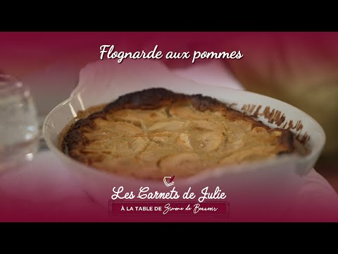 La flognarde aux pommes - Les Carnets de Julie à la table de Simone de Beauvoir