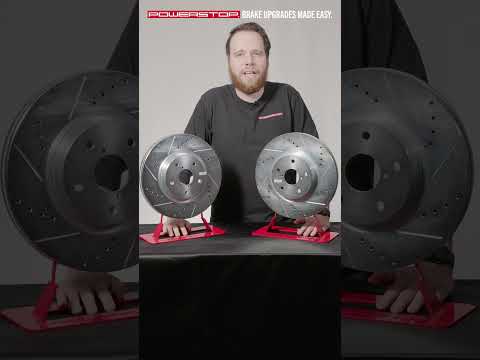 Are Your Drilled & Slotted Rotors Facing The Right Direction? | PowerStop #shorts