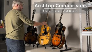 Video thumbnail for Archtop Comparisons: Ibanez Japan (JP20 - FG100 - AF200) by Archtop Heaven