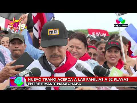 🛣️ Histórica inauguración: Nuevo tramo de la Carretera Costanera entre Rivas y Managua