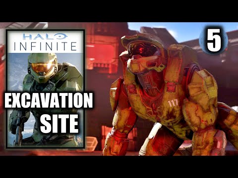 Halo Infinite - Excavation Site - No Commentary Story Mission Gameplay Walkthrough Part 5