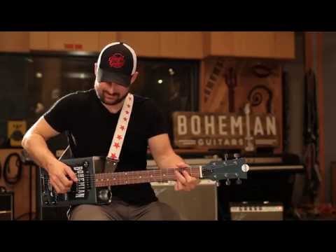 Bohemian Guitars Oil Can Guitar Moonshine P90 Limited Edition