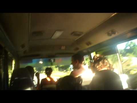 Chegada, de Paramaribo para alojamento, Suriname 10/2013