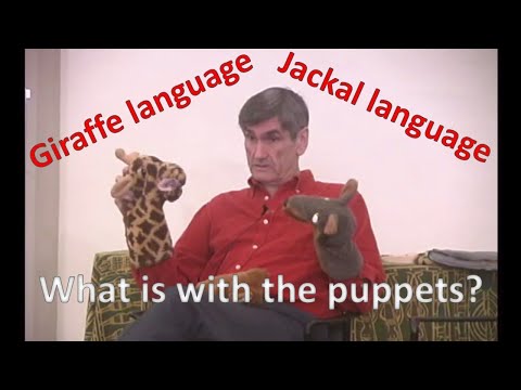 Giraffe Language and Jackal Language | Nonviolent Communication explained by Marshall Rosenberg