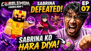 Sabrina Battle Was INSANE! ⚔️ | Cobblemon Minecraft Hindi EP08