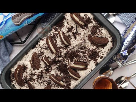 Easy Homemade Oreo Ice Cream Recipe || 3 Ingredients Ice Cream