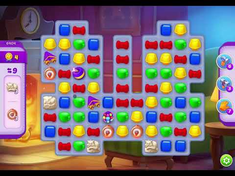 HomeScapes Level 6404 no boosters (22 moves)