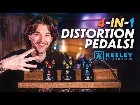 Keeley 4-In-1 Series Distortion Pedals | 4 is Better Than 1!