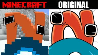 The Craziest Version Alphabet Lore in MINECRAFT Part 8