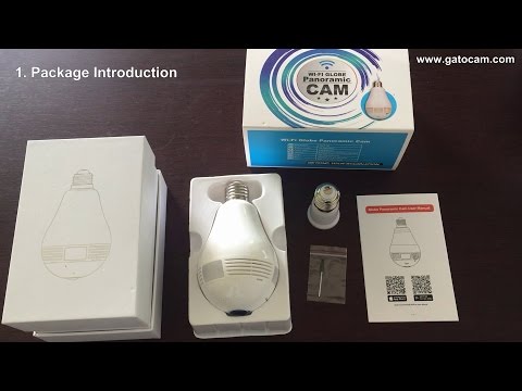 Bulb Camera WIFI CCTV Security