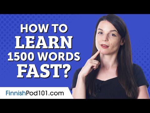 How to Learn the 1500 Most Common Finnish Words with Visual Flashcards