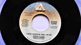 I Know A Heartache When I See One , Jennifer Warnes ,1979