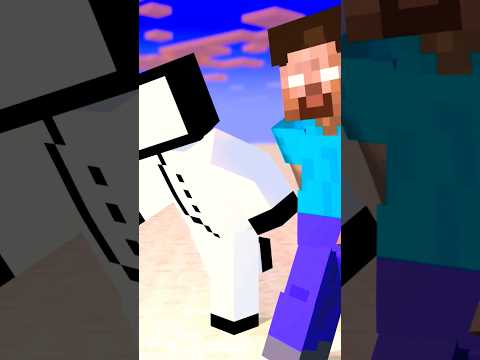 Powerful Herobrine Absorbs Scientist and Destroys TV | Minecraft Animation