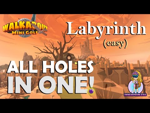 Labyrinth (Easy) All Holes In One Guide - Walkabout Mini Golf