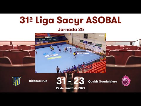 31ª Liga Sacyr ASOBAL J25: Bidaosa Irun - Quabit Guadalajara 31-23