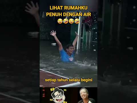 LOOK AT MY HOUSE FULL OF WATER#shorts #funny #comedy #lucu