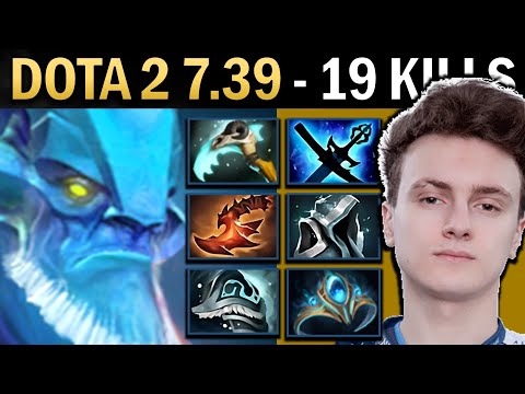 Leshrac Gameplay Miracle with 19 Kills and Shroud - Dota 7.39