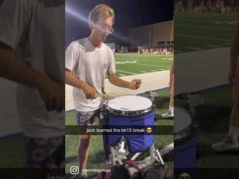 That’s what you call a full shot. #marchingband #drumline #drumcorps