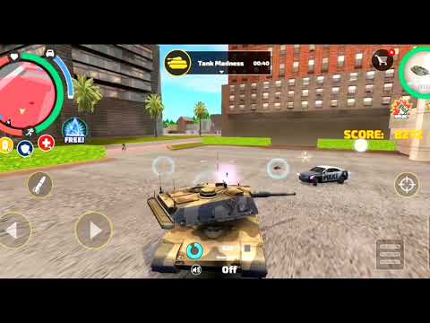 Rope Hero Vice Town - Tank Mission - Android Gameplay #2