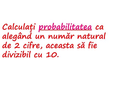 Probabilități.