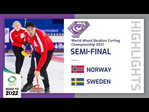 Highlights of Norway v Sweden - Semi-final - World Mixed Doubles Curling Championship 2021