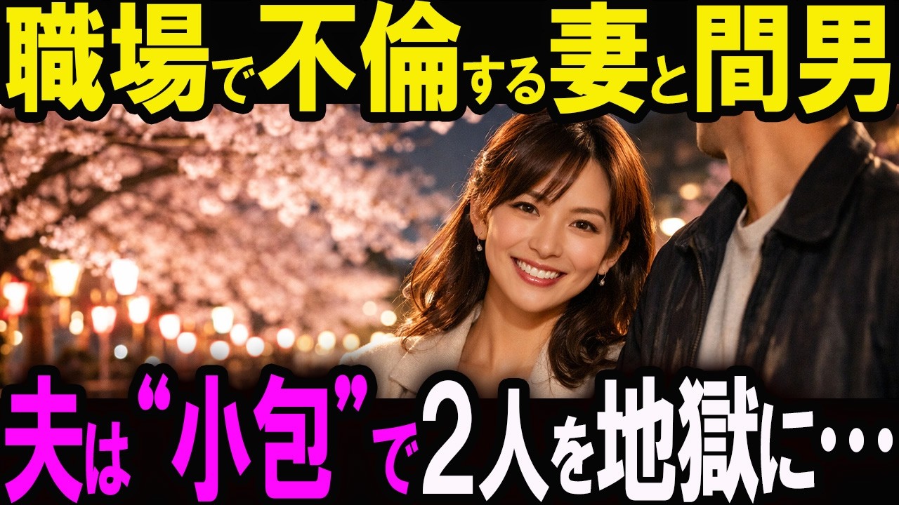 【修羅場】会社内でＷ不倫する妻と間男。夫は黙って引っ越し、2人に小包を送った。妻「何…何なのこれ…！」【スカッと】